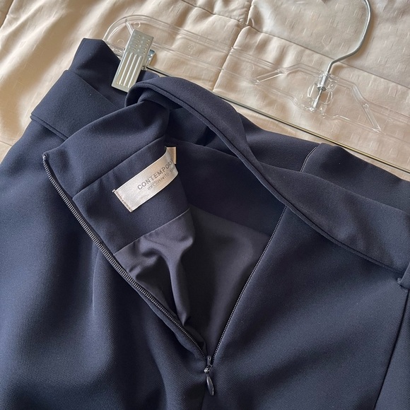 Simons Navy Pencil Skirt - Picture 5 of 13